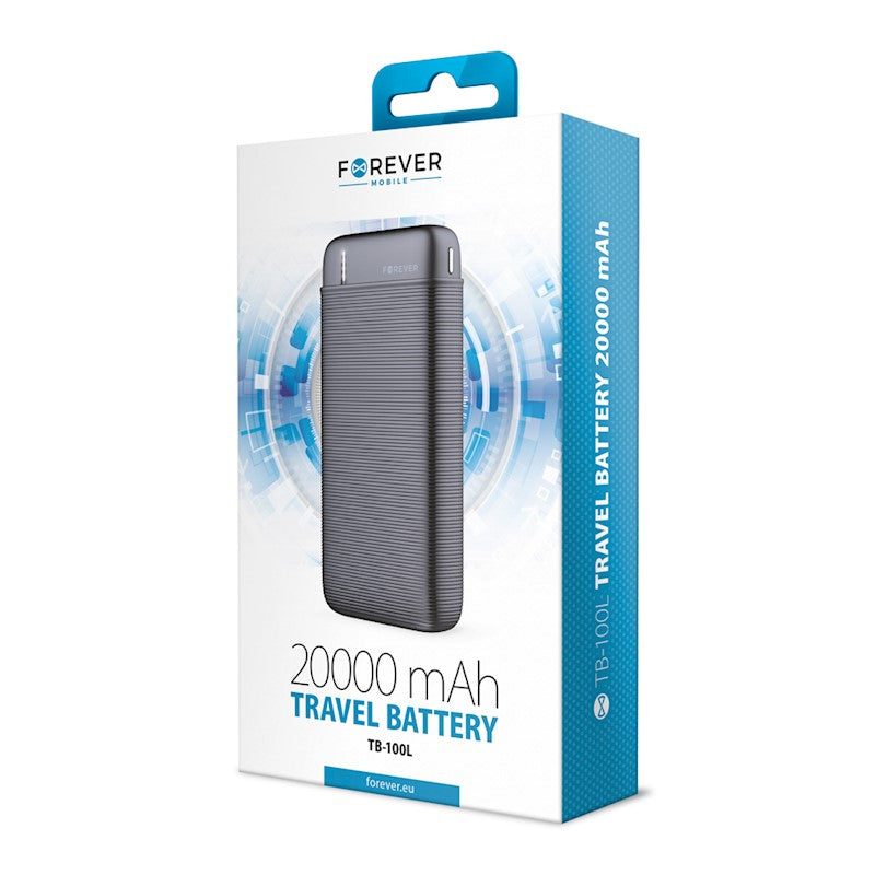 Forever power bank TB-100L 20000 mAh NOIR
