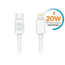 Forever cable USB-C - Lightning 1,0 m 20W BLANC
