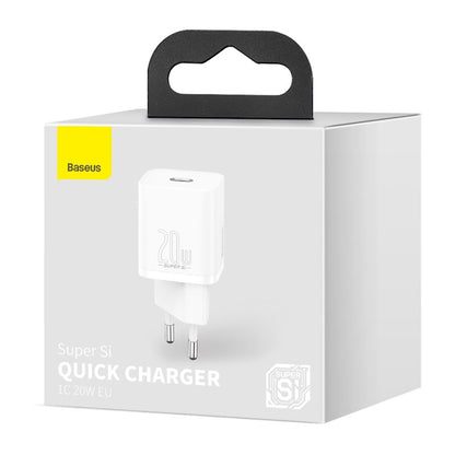 Baseus chargeur 20W 1x USB-C BLANC