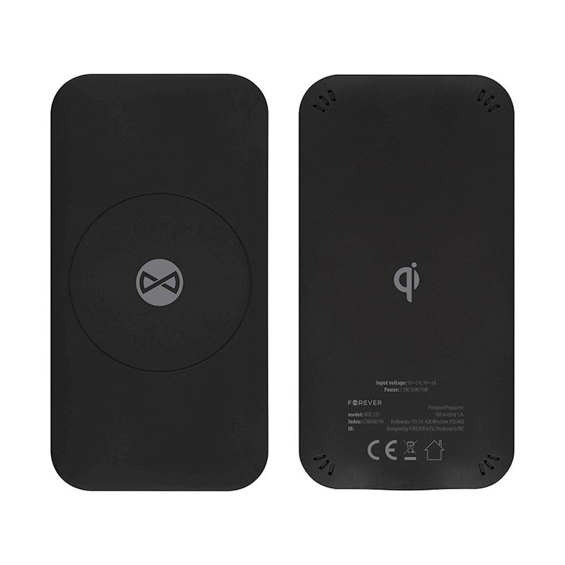 Forever chargeur sans fil 15W NOIR